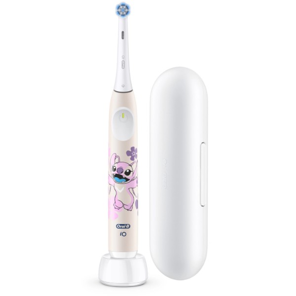 Фото - Зубна щітка електрична Oral-B iO 2 Kids «Disney Angel Стіч» Світло-рожева + Дорожній чохол
