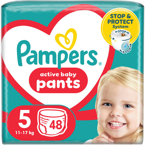 Фото - Одноразовые подгузники-трусики Pampers Active Baby Pants Размер 5 (11-17 кг) 48 шт. (80815114)