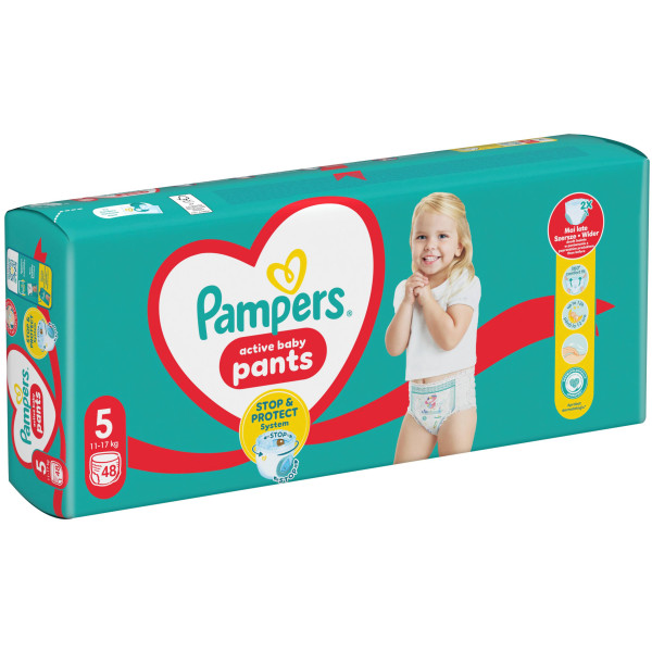 Фото - Одноразовые подгузники-трусики Pampers Active Baby Pants Размер 5 (11-17 кг) 48 шт. (80815114)
