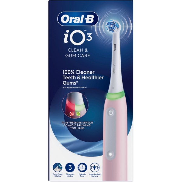 Фото - Зубная щетка электрическая Oral-B Braun iO Series 3 iOG3.1A6.0 розовая