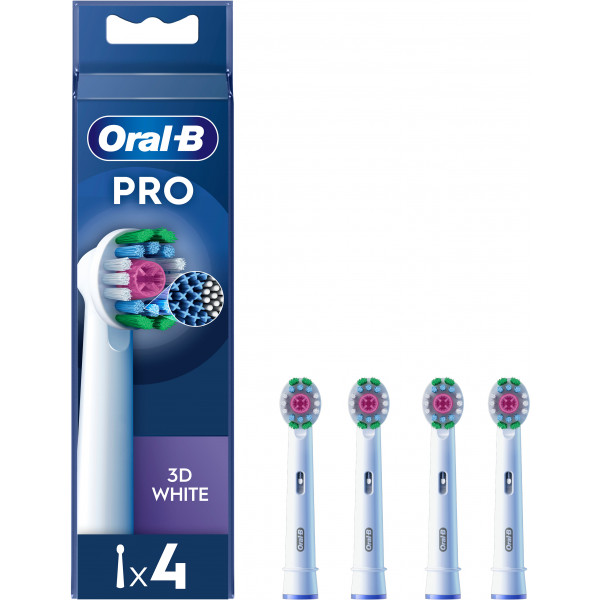 Фото - Насадка для зубной щетки Oral-B Braun 3D White EB18pRX 4 шт Фото - Насадка для зубной щетки Oral-B Braun 3D White EB18pRX 4 шт