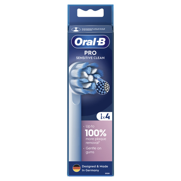 Фото - Насадка для зубной щетки Oral-B Braun Sensitive Clean EB60X 4 шт