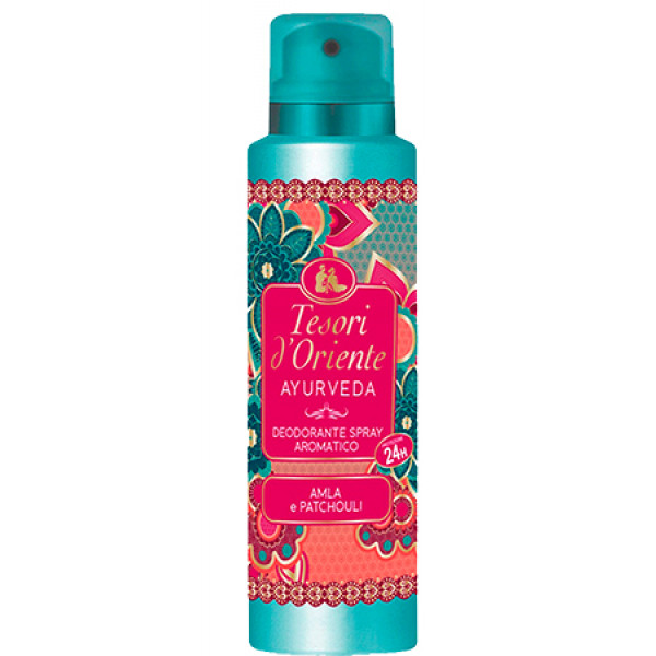 Фото - Дезодорант аэрозольный Tesori d'Oriente АЮРВЕДА масло амлы и пачули 150 мл (8008970051062)