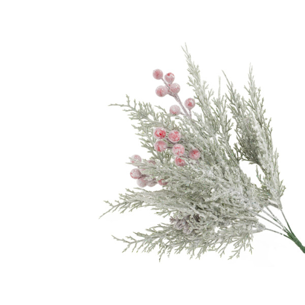 Фото - Гілка декоративна Lefard хвойна 36 см (801-536)