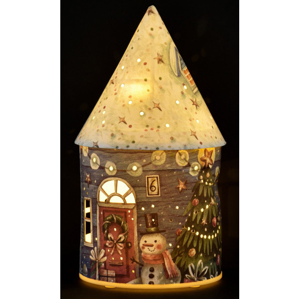 Фото - Декор New Year YES! Fun Будиночок-світильник 21 см LED (801218)