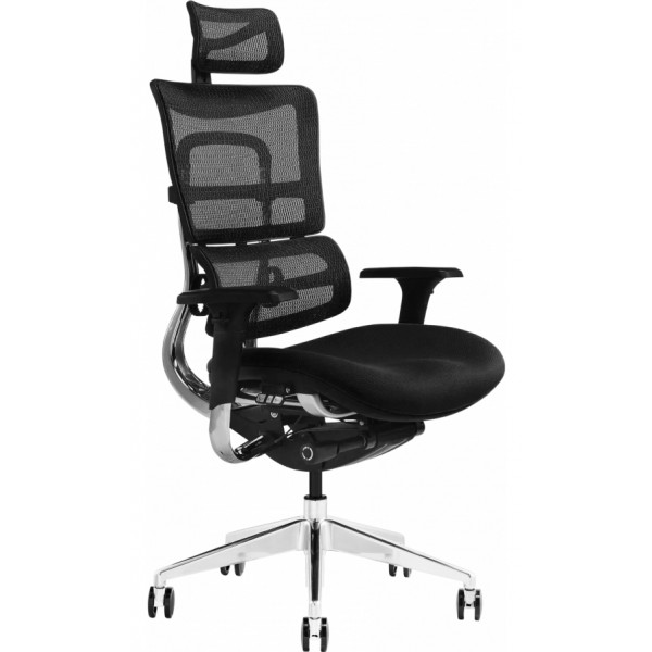 Фото - Крісло офісне GT Racer X-802 Black (W-21, B-41)