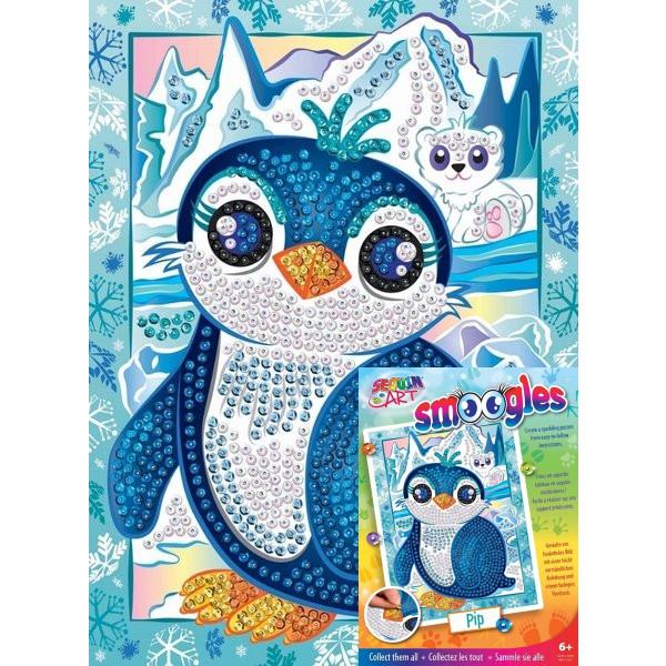 Фото - Набор для творчества из пайеток Sequin Art Smoogles Пингвин (SA1817)