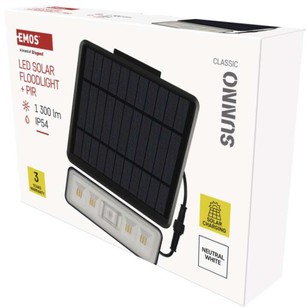 Фото - Светодиодный прожектор EMOS ZG112S 1300 лм IP54 4000K PIR