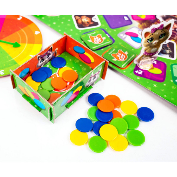 Фото - Настольная игра (5-7 лет) Vladi Toys 44 Кота. Кошачьи приключения, укр. (VT8055-25)