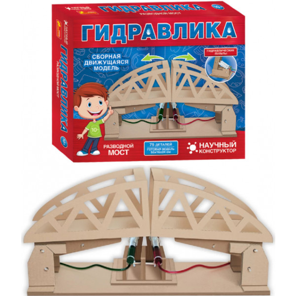 Фото - Конструктор из природных материалов Ranok-Creative Разводной мост. Гидравлика, рус. (301183)