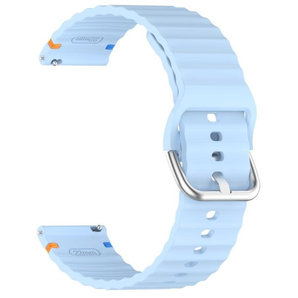 Фото - Ремінець для смарт-годинника BeCover Ribbed Tape (22mm) for Xiaomi Watch 2 / 2 Pro / S4 / S3 / S1 Pro / S1 / S1 Active Lite Blue (714298)