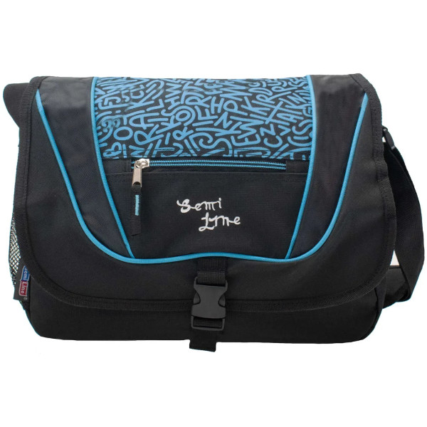 Фото - Поясна сумка Semi Line 9 Black/Blue (7156)