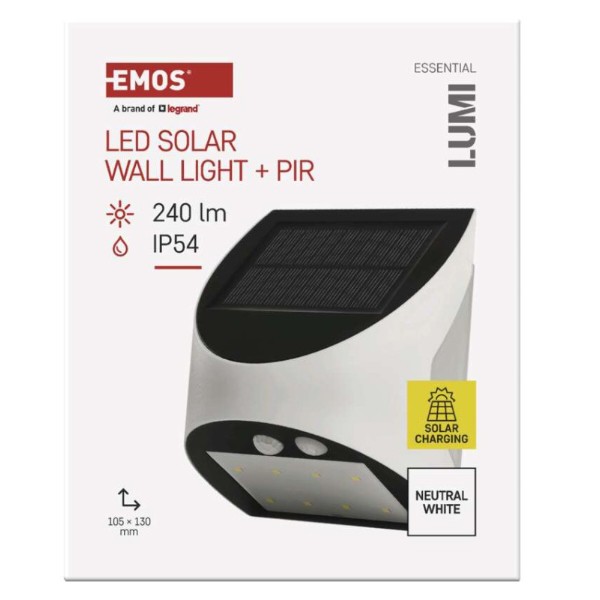 Фото - Світлодіодний світильник EMOS ZG172S 240 лм IP54 4000K PIR