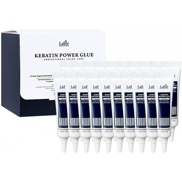 Фото - Сироватка для волосся Lador Keratin Power Glue посічених кінчиків 15 г (8809500811725)