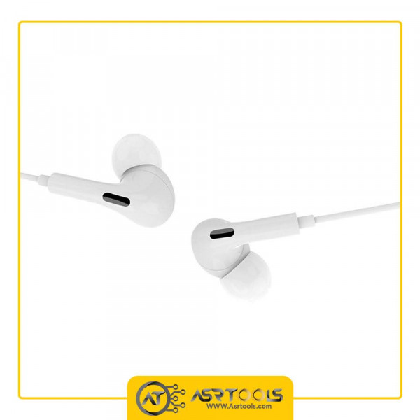 Фото - Навушники вкладиші дротові Denmen DR06 3.5mm 1.2 м White (DE-DR06-WH)