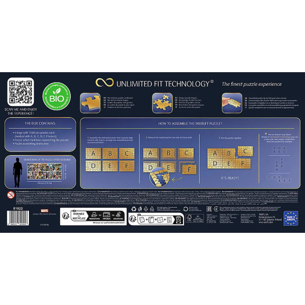 Фото - Пазли (8 +) Trefl 9000 UFT Marvel Heroes (10226)