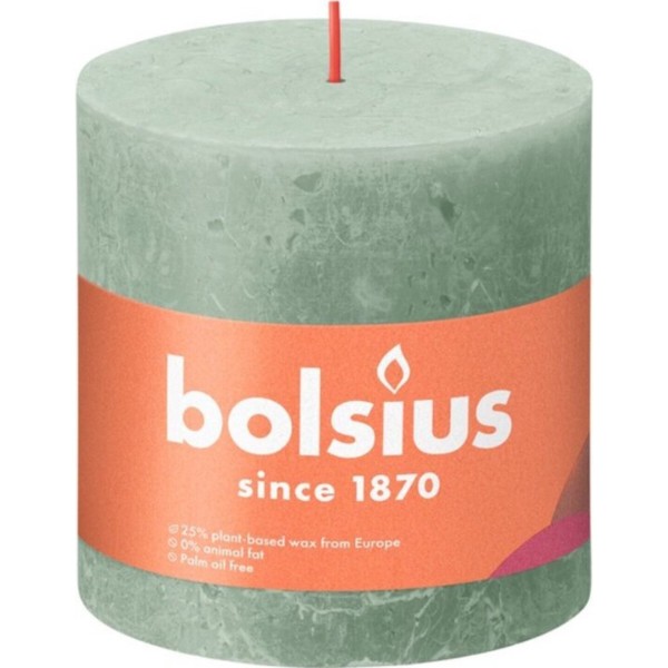 Фото - Свеча декоративная Bolsius SHINE 100/100 нефрит (810368) Фото - Свеча декоративная Bolsius SHINE 100/100 нефрит (810368)