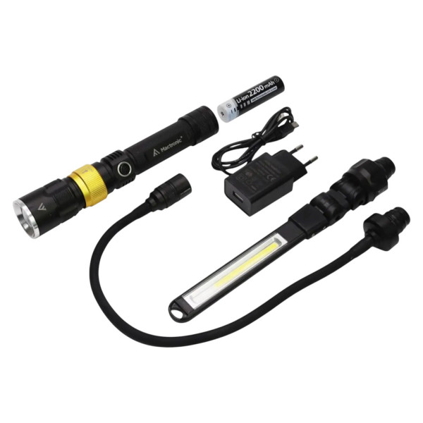 Фото - Ліхтар акумуляторний Mactronic Beemer 4 350 Lm + UV 390 nm Ultraviolet Focus USB Recharg (PWL0021)