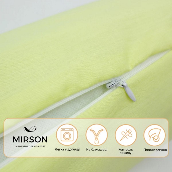Фото - Подушка валик MirSon №8115 Naturale Line 12-0525 Tiziana EcoSilk 70х20 см (2200006248330)