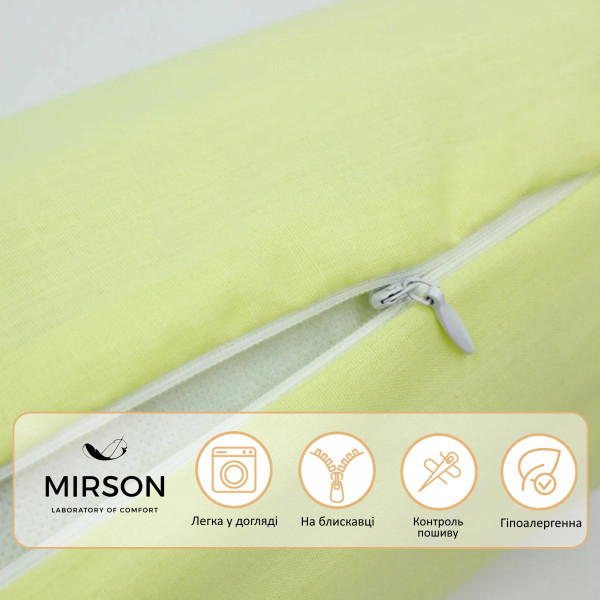 Фото - Подушка валик MirSon №8115 Naturale Line 12-0525 Tiziana EcoSilk 100х20 см (2200006248354)