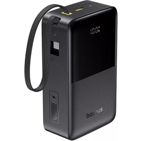 Фото - Батарея мобільна Baseus EnerFill FC51 Bipow 2 Pro 22.5W 30000mAh Black+ Кабель USB-C (E0028100)