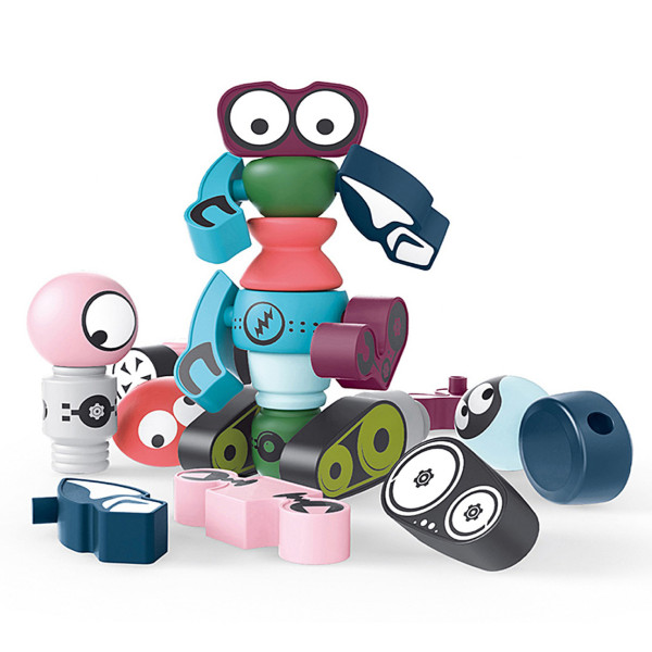 Фото - Магнітний конструктор MAGNETIC TOYS робот 35 ел. (326)