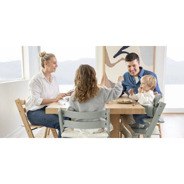 Фото - Вставка для стільчика для годування Stokke з обмежувачем Tripp Trapp Baby Set² Storm Grey (650004)