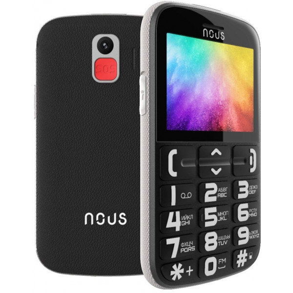 Фото - Мобильный телефон Nous Helper NS 2422 Black-Silver