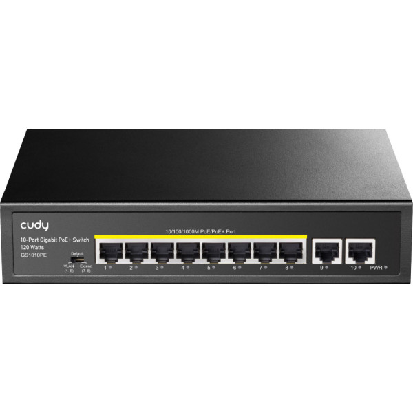 Фото - Коммутатор локальної мережі (Switch) Cudy GS1010PE