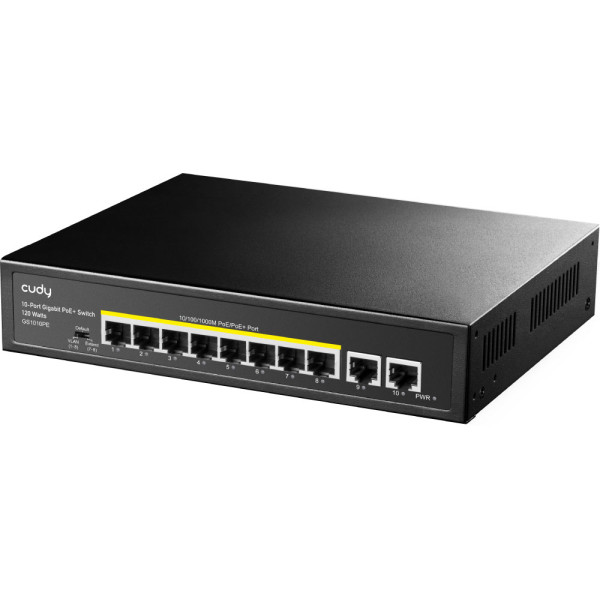 Фото - Коммутатор локальної мережі (Switch) Cudy GS1010PE