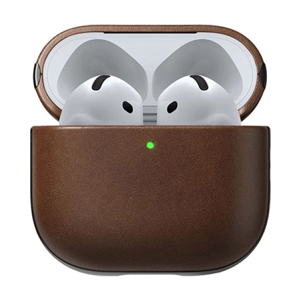 Фото - Чохол для навушників Nomad Modern Leather Case Brown for Airpods 4th Gen (NM014599858) Фото - Чохол для навушників Nomad Modern Leather Case Brown for Airpods 4th Gen (NM014599858)