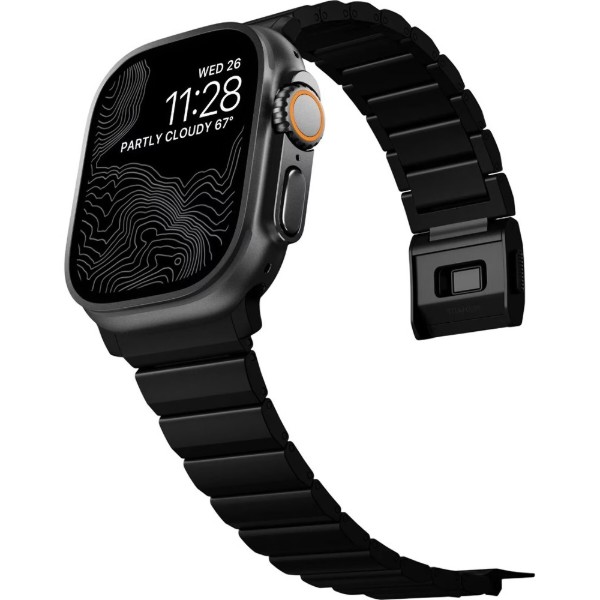 Фото - Ремешок для смарт-часов Nomad Titanium Band V2 Black Hardware Black 46mm/49mm (NM014834858)