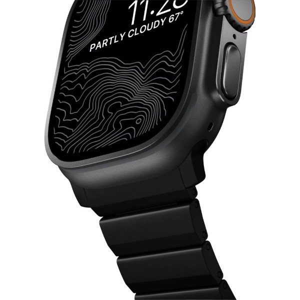 Фото - Ремешок для смарт-часов Nomad Titanium Band V2 Black Hardware Black 46mm/49mm (NM014834858)