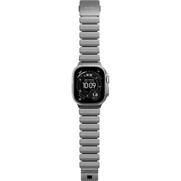 Фото - Ремінець для смарт-годинника Nomad Stratos Band Natural Hardware Black 46mm/49mm (NM014421858)