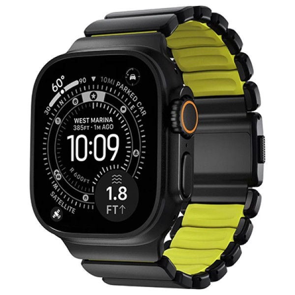 Фото - Ремешок для смарт-часов Nomad Stratos Band Black Hardware Volt 46mm/49mm (NM011130858)