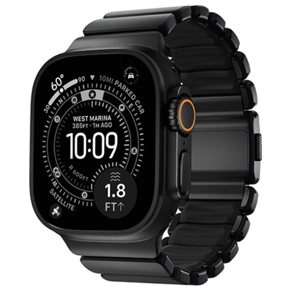 Фото - Ремешок для смарт-часов Nomad Stratos Band Black Hardware Black 46mm/49mm (NM011154858)