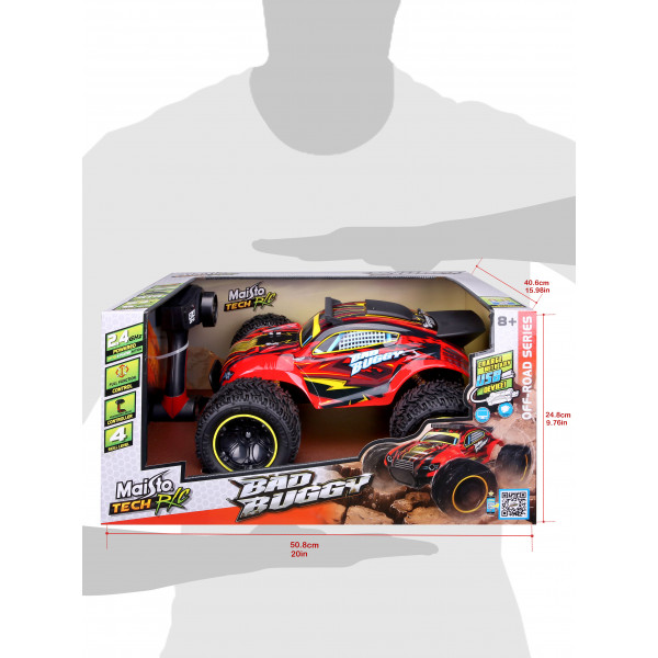 Фото - Радіокерований автотранспорт Maisto Tech Bad Buggy (81464 red)