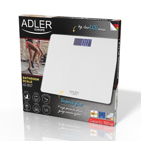 Фото - Весы напольные Adler AD 8157 White