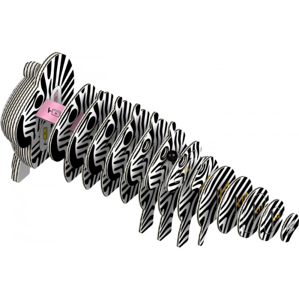 Фото - 3D пазлы EUGY Зоопарк: Зебра (XEG-011)