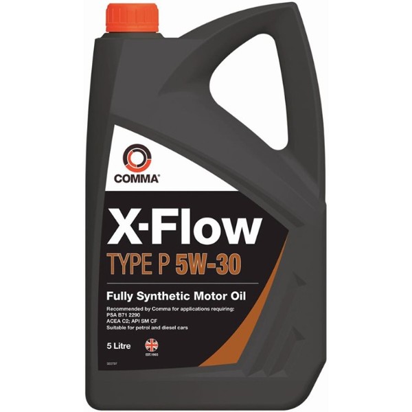 Фото - Масло для авто COMMA X-FLOW TYPE P 5W-30 5л (XFP5L)