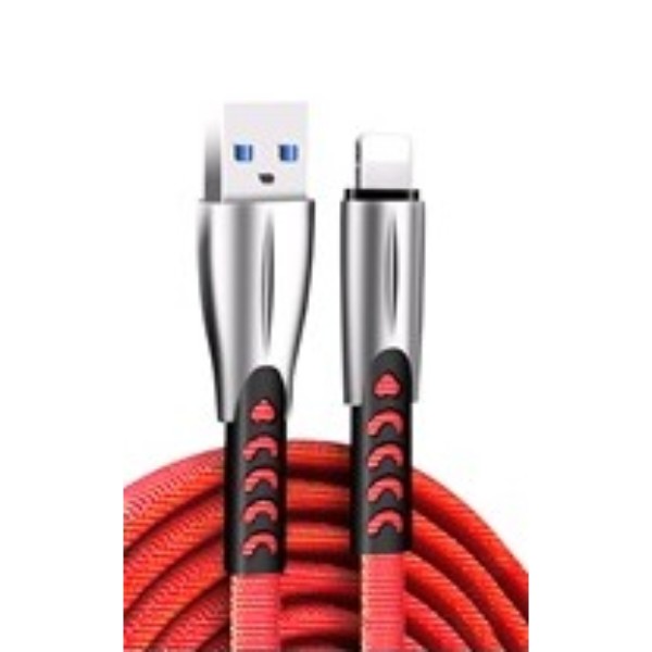 Фото - Кабель Colorway USB-Lightning 2.4А 1m Red (CW-CBUL010-RD)