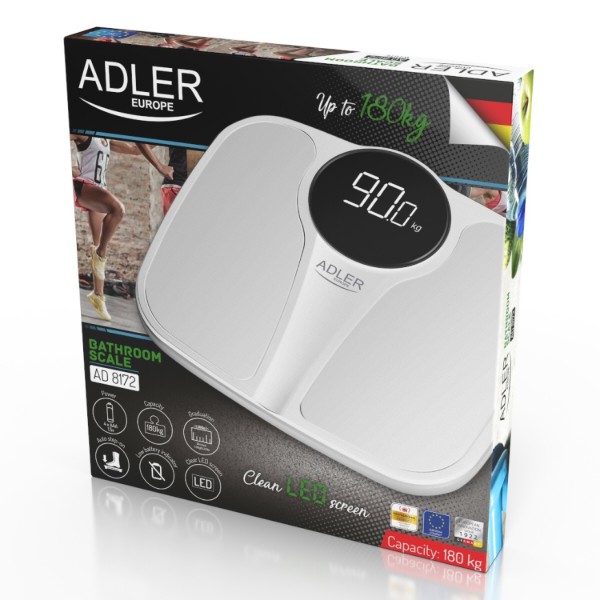Фото - Весы напольные Adler AD 8172 White