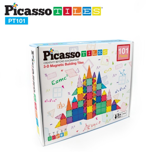 Фото - Магнитный конструктор Trefl PICASSO TILES 101 деталей (22402)