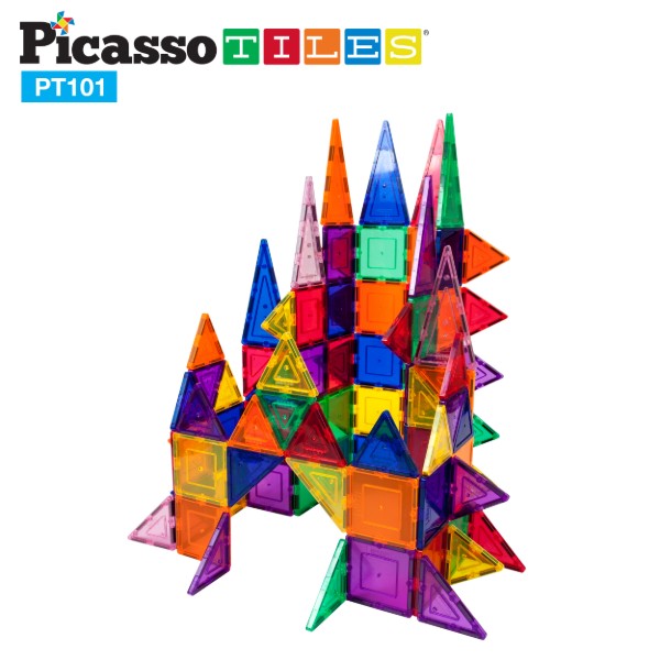 Фото - Магнитный конструктор Trefl PICASSO TILES 101 деталей (22402)