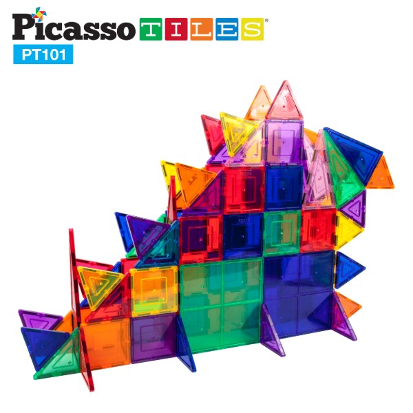Фото - Магнитный конструктор Trefl PICASSO TILES 101 деталей (22402)