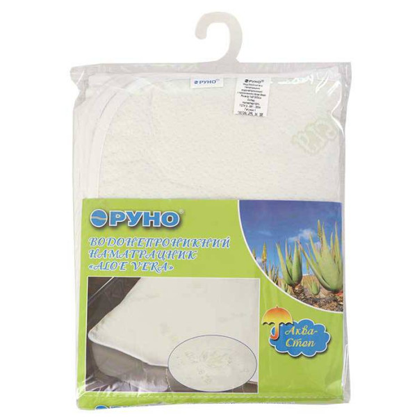 Фото - Наматрасник Руно водонепроницаемый 80х200 (817Aloe Vera)