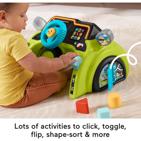 Фото - Інтерактивний руль Fisher-Price Маленький водитель с технологией Smart Stages (HTW88)