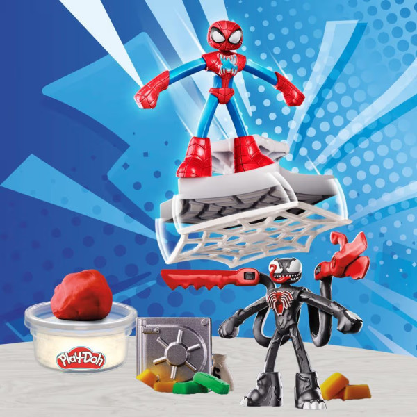 Фото - Набори для ліплення Hasbro Play Doh Пригоди героїв (G0333)