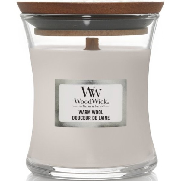 Фото - Свеча стекло Woodwick Mini Warm Wool (Теплая шерсть) 85г (1725410E)