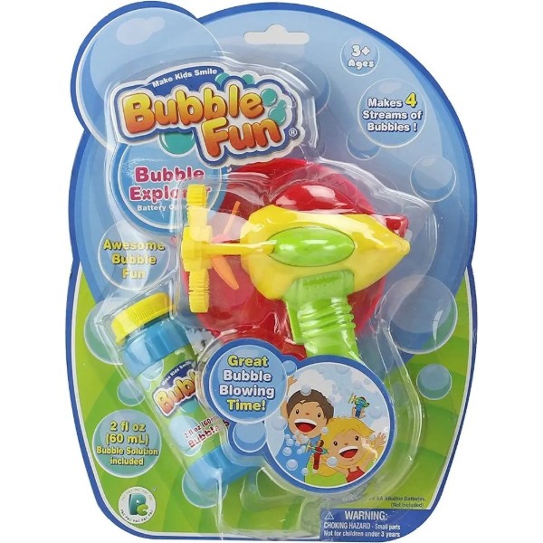 Фото - Мильні бульбашки Bubble Fun Літак 60 мл (DHOBB10057)